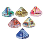 Cake Slice Acrylic Beads 21mm Colorful Mixed 10pcs 6