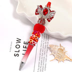 Shimmer Glitter Filled Resin Beads 16mm Round Autumn Leaf 50pcs 2
