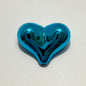 UV Plating Heart Acrylic Beads 22mm Metallic Colorful 20pcs 11
