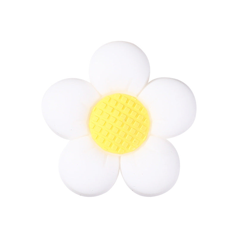 Silicone Focal Beads Flower Children Smiling Face Positive Energy 20pcs 12