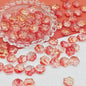 Czech Glass Beads Cat Paw 14mm Pastel Matte 25pcs 11