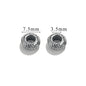 Stainless Steel Large Hole Metal Beads 6mm 7.5mm Wheat Ears Cloud Pattern 10pcs 6