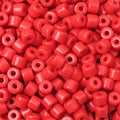 Cream Colored Pony Beads Acrylic 6mm Matte Wide Hole 50pcs 5