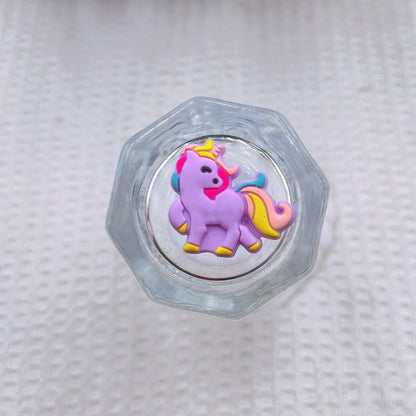 Silicone Focal Beads Unicorn Pastel Colors Bright Palette 20pcs 7