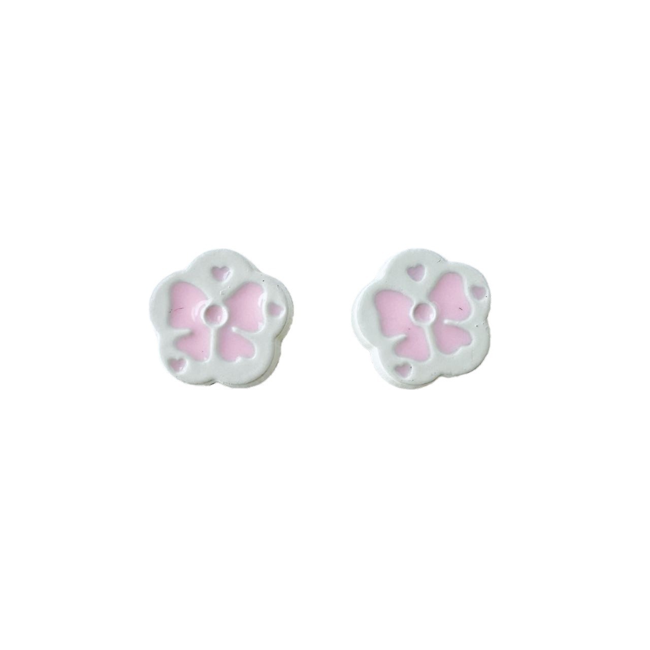 Animal and Plant Series Metal Beads 1.5mm Hole Double-Sided Painted Alloy 10pcs 5