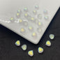 Czech Glass Beads Small Heart 6mm Peach Color 100pcs 12