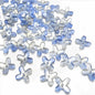 Czech Glass Beads Osmanthus 11.5mm Emerald Green Four-Petal 50pcs 14