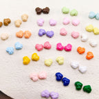 Heart Metal Beads 11mm Baking Painted Meteorite Zinc Alloy 20pcs 3