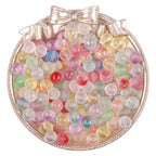 Frosted Round Glass Beads 8mm Pastel Jewel Tones Matte Finish 100pcs 5