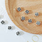 Alloy Clover Tassel Spacer Beads 6mm Tibetan Alloy 100pcs 3