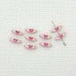 Heart Wing Metal Beads 14mm Bright Enamel Painted Alloy 20pcs 11