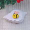 Silicone Focal Beads Small Bees Smiling Faces With Text Bee Mine 20pcs 6