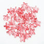 Electroplated Starfish Glass Beads 13-14mm Transparent 30pcs 26