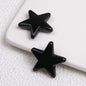 Painted Star Acrylic Beads 21mm Bright Colored Baking Finish 100pcs 15