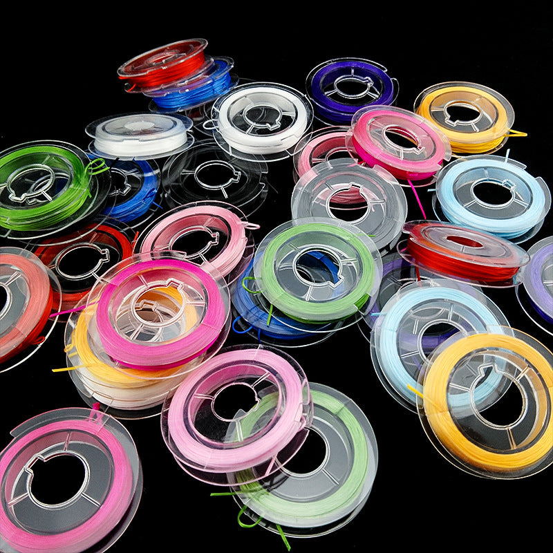 Elastic Spandex Thread 0.6mm Stretch Durable Multicolor 10pcs 10m Rolls 2