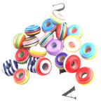 Resin Donut Spacer Beads 14mm Colorful 500pcs 5