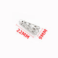 Stainless Steel Flower Metal Beads Vintage Style Bead Caps 100pcs 5