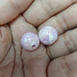 Glow In The Dark Round Acrylic Beads 16mm Meteorite Plated 100pcs 3