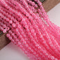 Electroplated Crackle Glass Beads 8mm Vibrant Mixed Colors 10 Strands 13