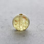 Glow in the Dark Round Glass Beads 8mm Transparent Colors 10pcs 14
