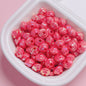Plating Small Flying Saucer Acrylic Beads 10mm UV Colors Mixed 20pcs 9