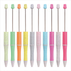 Beadable Pen Biodegradable ABS Wheat Straw Speckled Pastel Colors