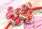 Resin Donut Spacer Beads 14mm Colorful 500pcs 11