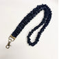 Stretchy Satin Scrunchie Lanyard Keychain Ruched Texture 49cm 1pc 12