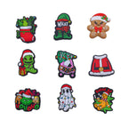 Silicone Focal Beads Christmas Series Assorted Holiday Designs 20pcs
