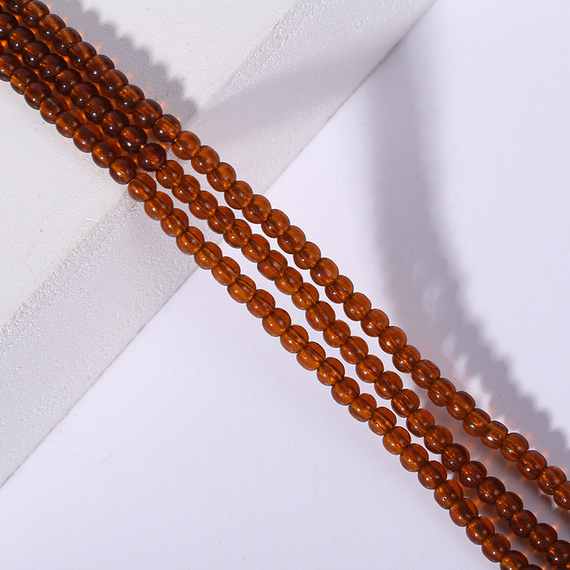 Colored Transparent Seed Glass Beads 2mm 2 Strands 400pcs 13