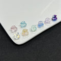 Transparent Duck Glass Beads 12mm Amber Translucent 100pcs 6