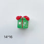 Hand Painted 3D Christmas Lampwork Glass Beads Snowman Santa Motifs 1pc 23