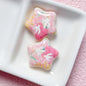 Star Shaped Acrylic Beads 25mm Fairy Tale Pattern Printed 10pcs 4