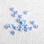 Acrylic Water Drop Spacer Beads 5mm Solid Color 162pcs 6