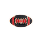 Rugby Series Metal Beads Enamel Painted Zinc Alloy 50pcs 4