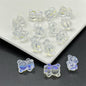 Transparent Bear Glass Beads 13x16mm Pastel Colors 100pcs 8