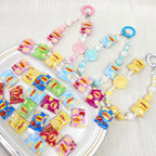 Square Acrylic Beads 26mm Chip Bags Colorful Mixed 50pcs 4