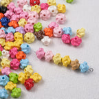 Acrylic Irregular Trim Spacer Beads 10mm 50pcs