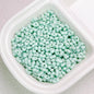 Clear Peanut Shaped Acrylic Beads 4x6.5mm Candy Series 200pcs 25