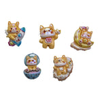 Plating Cute Corgi Resin Beads Glossy Honey Tone 10pcs 5