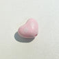 Plaid and Splashed Ink Pattern Heart Acrylic Beads 18mm 20pcs 13