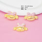 Glossy Sanrio Character Resin Beads Eye Patch Design 10pcs 5