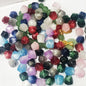Gradient Fig Shaped Resin Beads 10mm Multicolor Ombre 40pcs