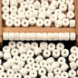 Cylindrical Ceramic Beads 6mm Glossy Rainbow Spacer 10pcs 12