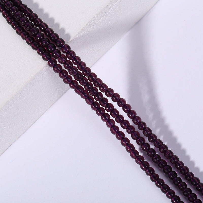 Colored Transparent Seed Glass Beads 2mm 2 Strands 400pcs 15