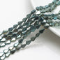 Electroplated Melon Seed Glass Beads 8mm 11mm Teardrop Iridescent 30pcs 13