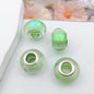 Mixed Design Resin Spacer Beads Green Tone Bulk 40pcs 15