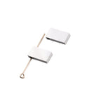 Stainless Steel Rectangular Metal Beads 15mm Polished Mirror Surface 10pcs 5