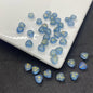 Czech Glass Beads Small Heart 6mm Peach Color 100pcs 26