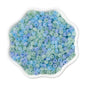 Cat Eye Jade Ice Seed Glass Beads 4mm Soft Pastel Translucent 150pcs 23